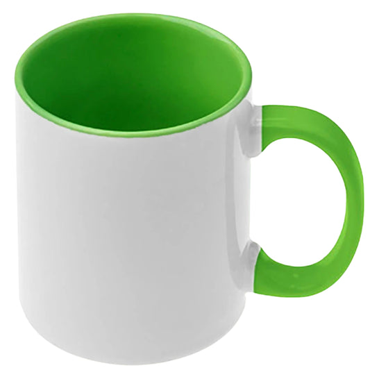 Inner Green  Colour Mug Printing