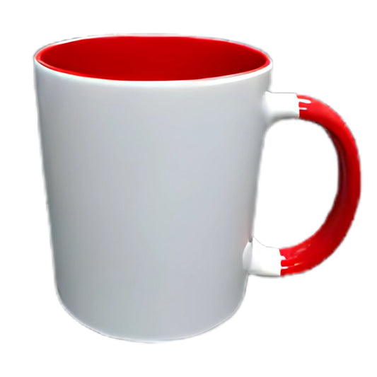 Inner Red Colour Mug Printing