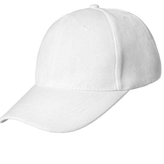 White Custom Cotton Cap