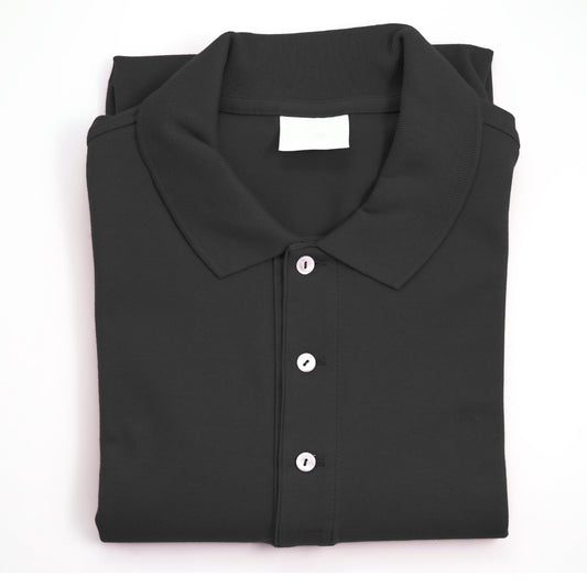 Black Premium SAF Matty Custom Polo T-Shirt – 180-200 GSM