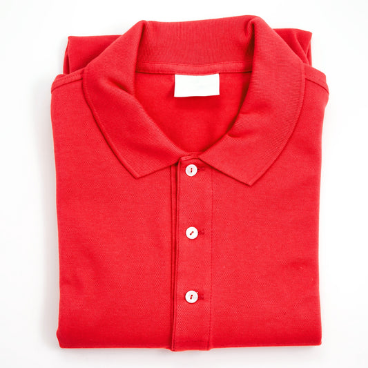 Red Premium SAF Matty Custom Polo T-Shirt – 180-200 GSM