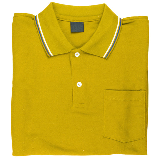 Yellow  Pc Matty  Polo T shirt 180 to 200 Gsm With Pocket